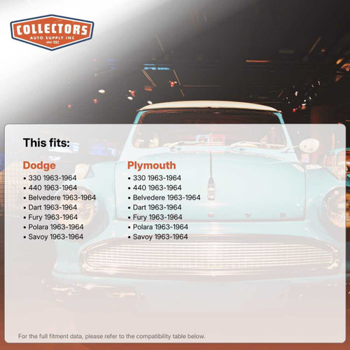 Trunk Floor Filler Board Panel for 1963-64 Dodge Dart Plymouth Polara Htp Sedan