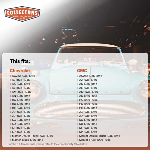 Gasket Kit Weatherstrip Seal for Chevrolet GMC Truck 1936-46 2DR PickUp Rubber