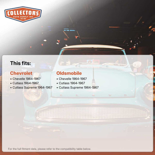 Trunk Divider Panel Board for 1964-1967 Oldsmobile Chevelle Cutlass Rear Black