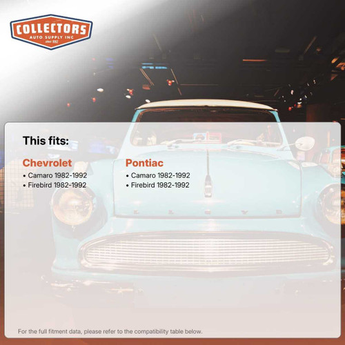 Rear 1 4 Insulation for 1982-92 Chevrolet Camaro Pontiac Trans Am USA Made