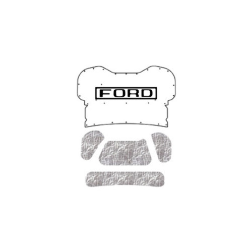 Premium Hood Insulation Pad Heat Shield for Ford F-150, Ultimate Sound & Heat Insulation, ABS Material, Easy Installation
