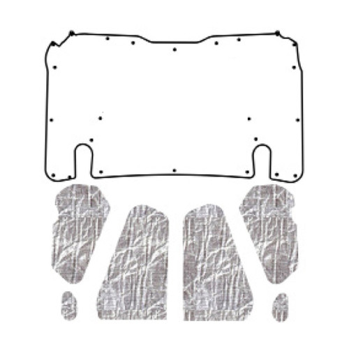 Premium Hood Insulation Pad Heat Shield for Ford Bronco - Ultimate Sound & Heat Insulation, Easy Installation Kit Included