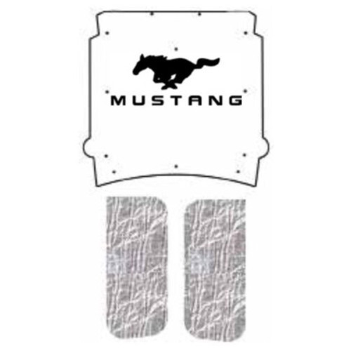 Premium Hood Insulation Pad Heat Shield for Ford Mustang 1994-1998, AcoustiShield & ABS Materials, Made in USA