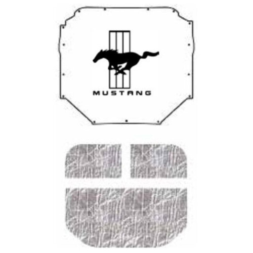 Premium Hood Insulation Pad Heat Shield for Ford Mustang Hatchback, Ultimate Sound & Heat Insulation, Made in the USA