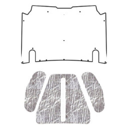 Premium Hood Insulation Pad Heat Shield for Ford Bronco II - Ultimate Sound & Heat Insulation, ABS Material, Easy Install