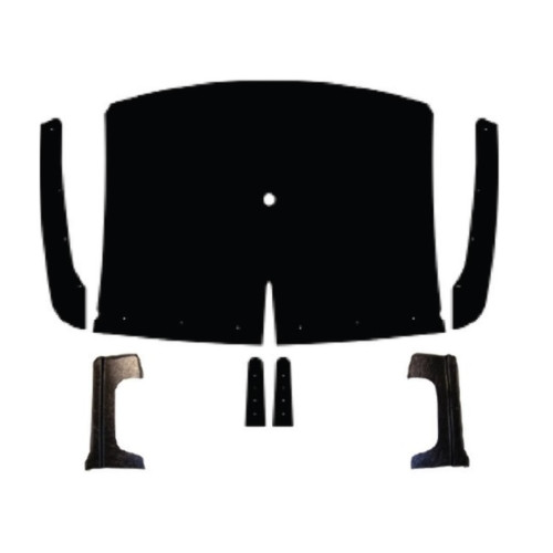 Headliner ABS Kit for 1955-56 Dodge Truck Large With Sail Panels, ideal for classic car enthusiasts, made from industrial-grade ABS plastic.