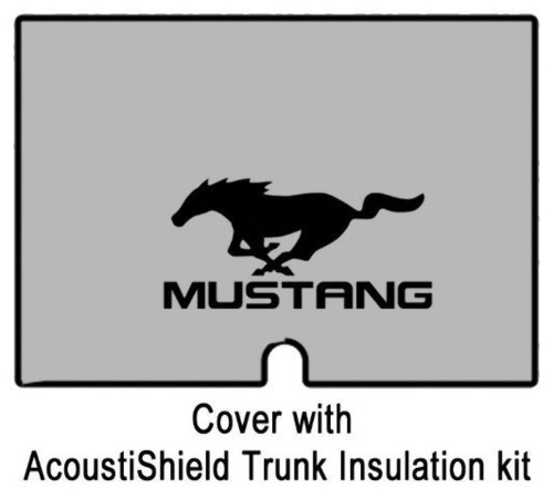 Trunk Floor Mat Cover & Insulation for 1969-1970 Ford Mustang, Rear F-009