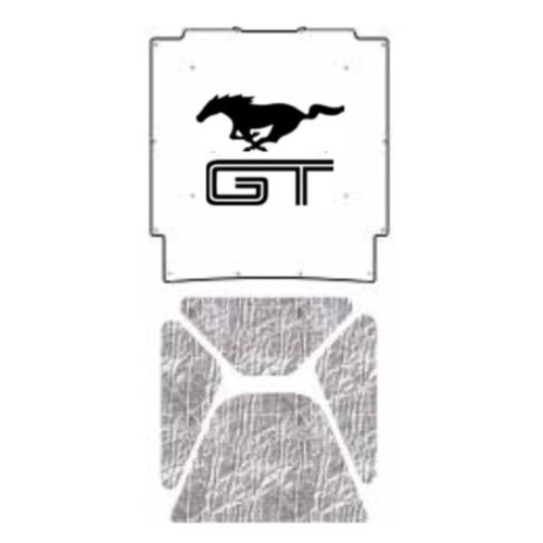 Premium Hood Insulation Pad Heat Shield for Ford Mustang - Ultimate Sound & Heat Insulation, ABS Material, Easy Installation.