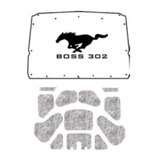 Premium Hood Insulation Heat Shield for Ford Mustang, Ultimate Sound & Heat Insulation, Easy Installation Kit