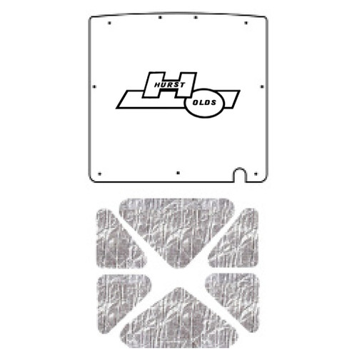Hood Insulation Pad Heat Shield for 1968-72 Oldsmobile A-Body, G-068 Hurst