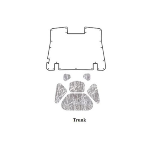 Trunk Lid Insulation Pad Cover for 1949-1951 Ford Under Trunk Cover Smooth
