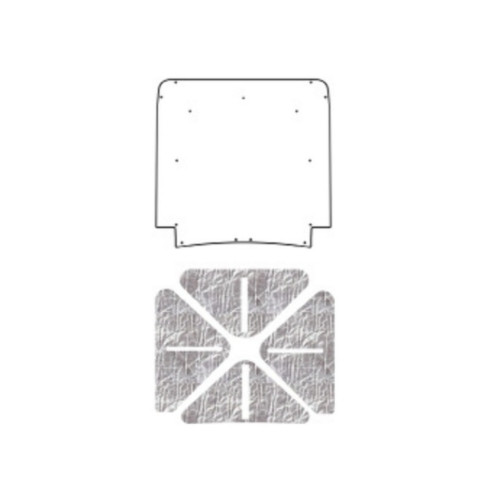 1966 Ford Hood Insulation Pad Heat Shield for Engine Noise Reduction and Heat Insulation - Premium Quality ABS Material.