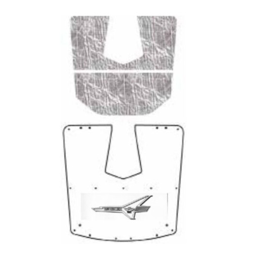 Premium Hood Insulation Pad Heat Shield for Ford Thunderbird, Ultimate Sound & Heat Insulation, ABS Material, Made in USA