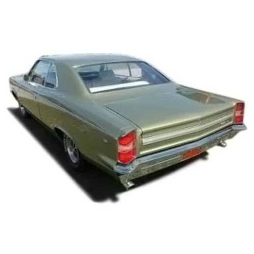 Package Tray Insulation for 1967-1969 AMC Rebel 2 Door Hardtop Sedan Gray Jute