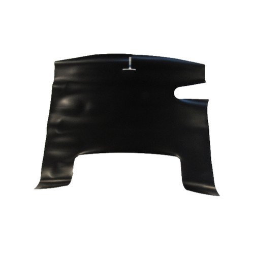 Trunk Floor Mat Cover for 1961-1963 Sedan AMC Rambler American, Black Rubber Material, Front 2nd 3rd Row Coverage.