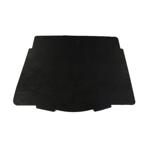 Fiberglass Hood Insulation Pad Heat Shield for Pontiac Bonneville, Gray/Black, US-Made - Reduce Engine Noise and Heat.