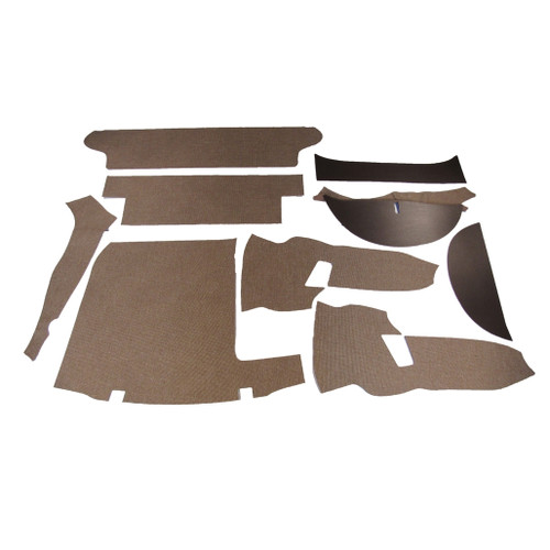 Trunk Floor Mat Cover for Classic Car Trunk, Brown, Molded OEM Fit, Protects from Spills, Mud, Snow, Debris, Easy to Install