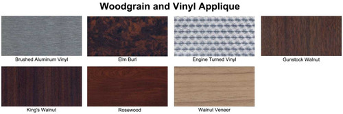 Dash Cover Insert Trim for 1968 Cadillac DeVille Walnut Wood Veneer 1pc USA Made