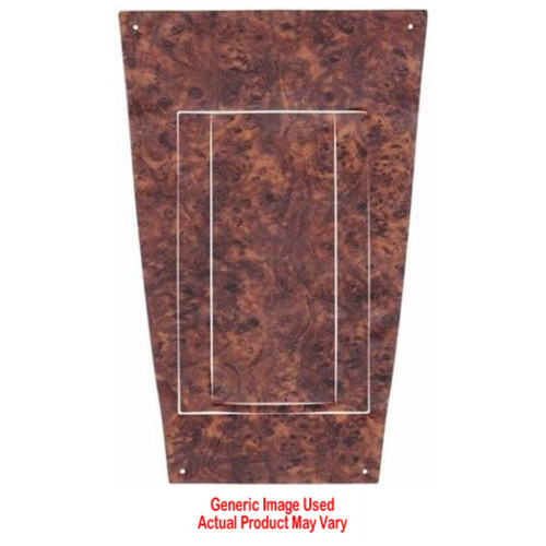 Console Cover Insert Trim Alum. Auto Shifter Reproduction Plate for 73-81 Camaro