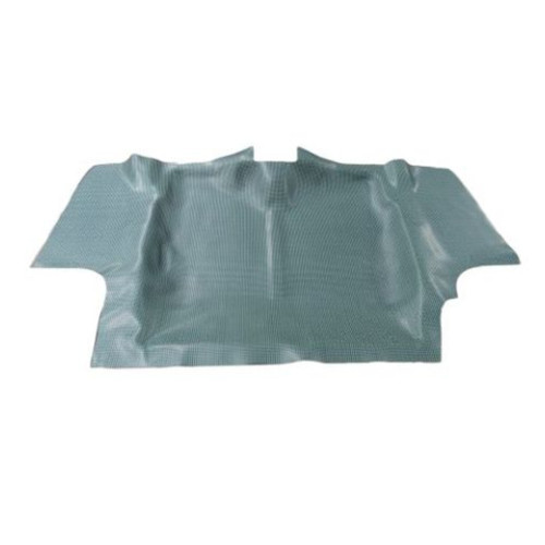 Trunk Floor Mat Cover for 1969 Chevrolet Camaro Hardtop, Aqua Rubber Material, US-Made, OEM Quality Reproduction