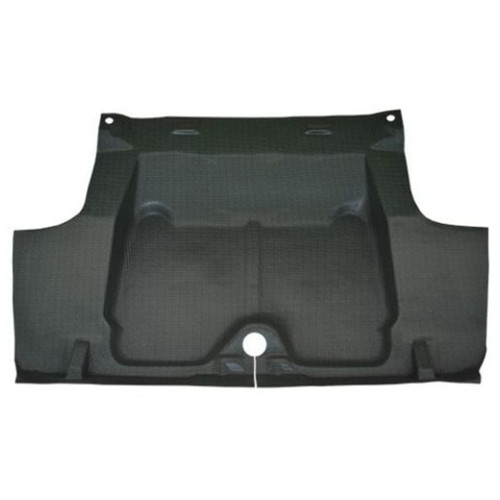 Trunk Floor Mat Cover for 1969 Chevrolet Camaro Hardtop, Gray Rubber Material, Made in USA, Front to Third Row Coverage.