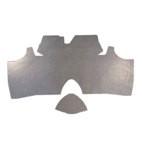 Trunk Floor Mat Cover for 1970-1972 Chevrolet Camaro Coupe, Gray Vinyl Material, Front to Third Row Coverage