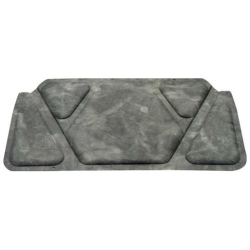 Hood Insulation Pad Heat Shield Molded for 1968-1969 Dodge Charger Gray Front