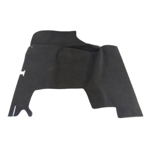 Trunk Floor Mat Cover for 1955-1956 Chrysler Sedans, Hardtops - Dark Gray Carpet Material - US Manufactured OEM Replica.