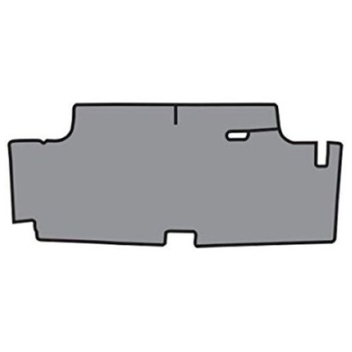 Trunk Floor Mat Cover for 1970-1974 Dodge Challenger Hardtop, White Felt Material, Made in USA, OEM Quality Reproduction
