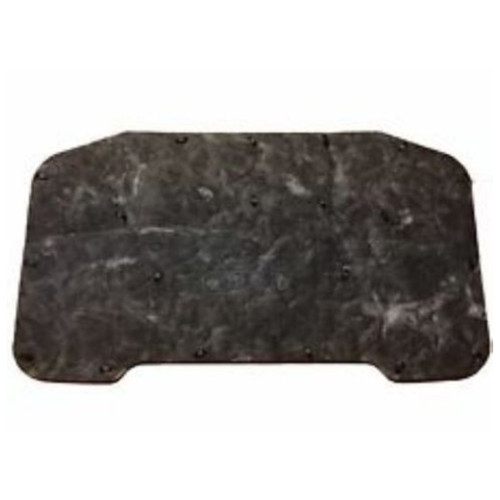 1964-65 Plymouth Barracuda Fiberglass Hood Insulation Pad Heat Shield in Gray - Reduce Engine Noise & Heat, Made in USA