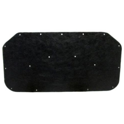 1967-69 Plymouth Barracuda Fiberglass Hood Insulation Pad Heat Shield in Gray, Front Area Cover, US-Made Quality.