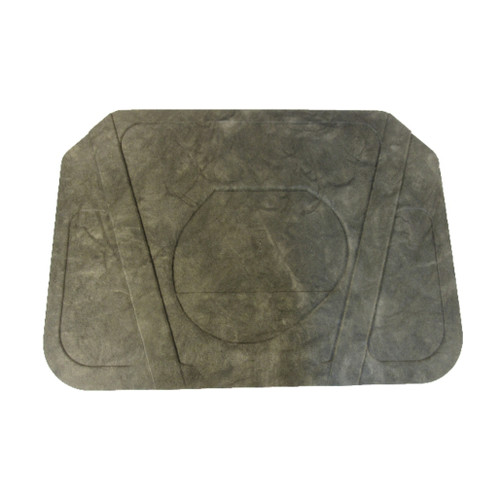 Molded Gray Hood Insulation Pad Heat Shield for 1970-1974 Plymouth Cuda Front Fiberglass Material US-made.