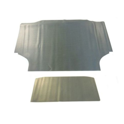 Trunk Floor Mat Cover for 1970-1972 Oldsmobile Cutlass Hardtop, Green Gray Felt Material, US-made, OEM Quality Reproduction.