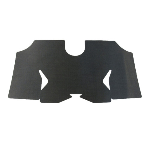 Trunk Floor Mat Cover for 1973-77 Oldsmobile Cutlass Hardtop Coupe, Green Gray Felt Material, Made in USA.