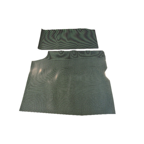 Trunk Floor Mat Cover Aqua Rubber for 64-65 Cutlass Hardtop - Protects, Restores, Easy to Install, US-made.