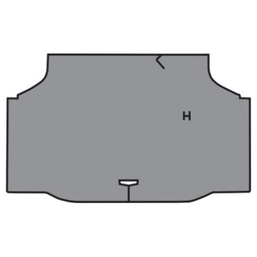 Trunk Floor Mat Cover Aqua Vinyl for 68 Cutlass Hardtop 2 Door - Protects Trunk Floor, Easy to Install, OEM Fit, US-Made.