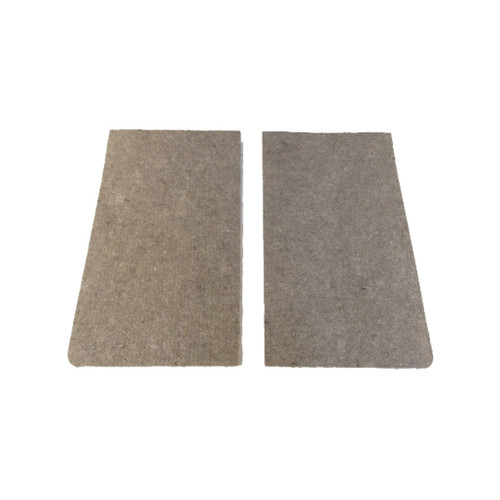 1964-1967 Chevrolet El Camino Headliner Insulation in Gray Jute Material for Standard Cab Pickup - Front, Rear Left,