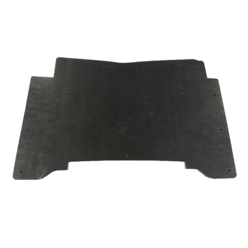 Hood Insulation Pad Fiberglass for Chevrolet, Gray/Black USA Made - Reduce Engine Noise & Heat, Protect Paint, Precision Fit.