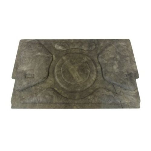 Hood Insulation Pad Heat Shield Molded for 1965-1966 Chevrolet Bel Air, Impala, Biscayne in Gray Fiberglass USA Made.