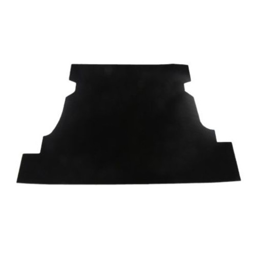 Trunk Floor Mat Cover for 1982-1990 Chevrolet Celebrity, Black Carpet Material, Front to Third Row Coverage, Made in USA.