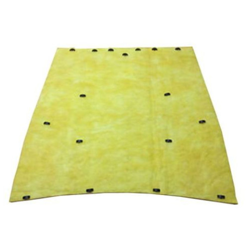 1961 Dodge Dart Yellow Fiberglass Hood Insulation Pad Heat Shield for Front Area - Reduce Engine Noise and Heat, Made in USA