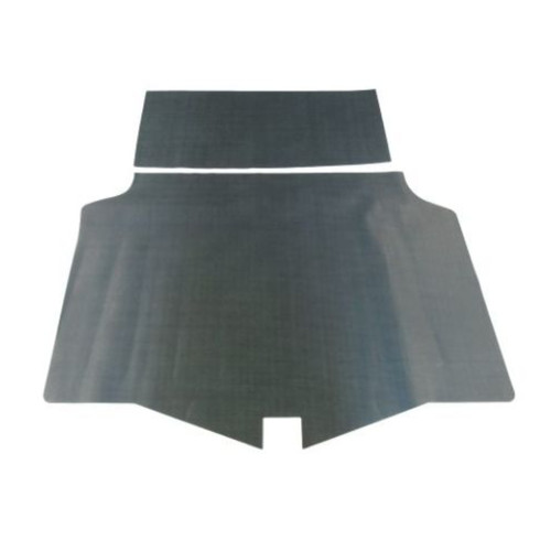 Trunk Floor Mat Cover for 1971-1972 Pontiac Grand Prix Hardtop, Green Gray Felt Material, 2pc Set, US Manufactured