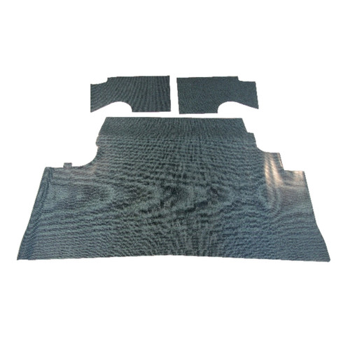 Trunk Floor Mat Cover for 1963 Pontiac Grand Prix Hardtop, Aqua Rubber Material, 3pc Set, US Manufactured, OEM Quality.