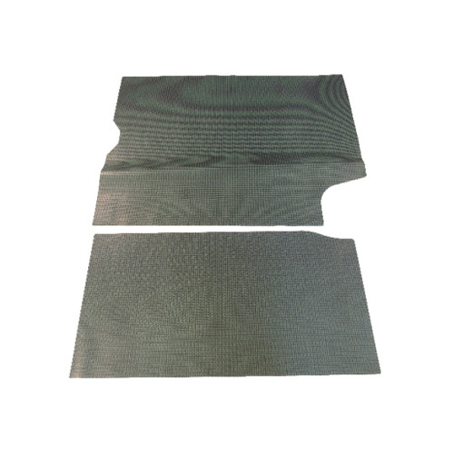 Trunk floor mat cover for 1964-66 Pontiac GTO 2 Door Aqua Houndstooth, molded for precise fit and durable protection.