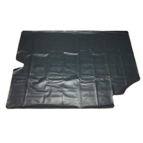 Trunk floor mat cover in Aqua Houndstooth design for 1968 Pontiac GTO Hardtop, USA-made, protects trunk from spills & debris.