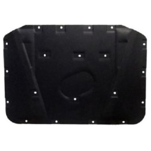 Molded Fiberglass Hood Insulation Pad Heat Shield for 1971-1974 Plymouth Road Runner & GTX, Unpainted Front Cover.