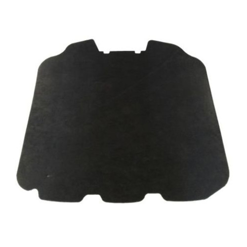 1986 Mercury Cougar Hood Insulation Pad Heat Shield in Gray Fiberglass Material for Engine Noise Reduction and Heat Protect.