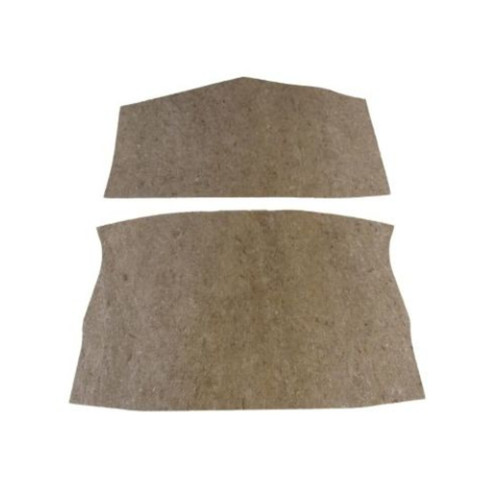 1973-1977 Chevrolet Monte Carlo Headliner Insulation, Gray Jute Material, Front Rear Left Right Coverage