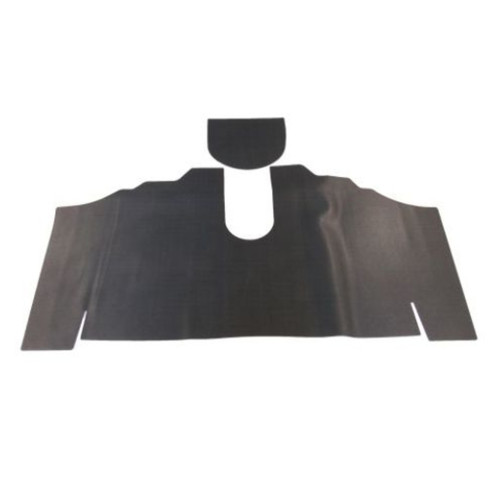 Trunk Floor Mat Cover for 1974 Pontiac Grand Ville, Green Gray Felt Material, Rear Area, 2pc Set, US Manufactured.