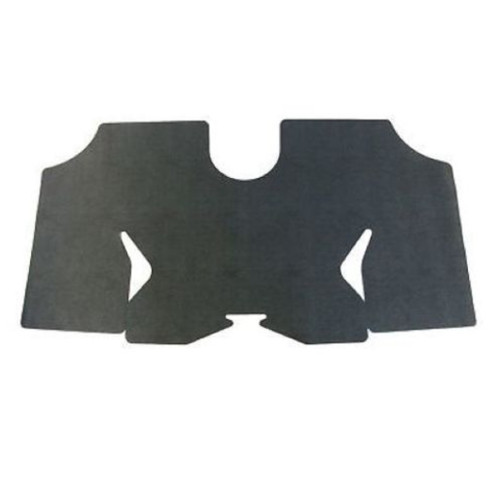 Trunk Floor Mat Cover for 1974-77 Pontiac Can Am, Grand Am 2 Door Green Gray Felt Material, Rear Area Cover, Made in USA.